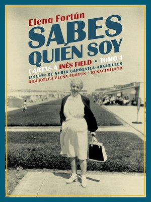 cover image of Sabes quién soy. Cartas a Inés Field